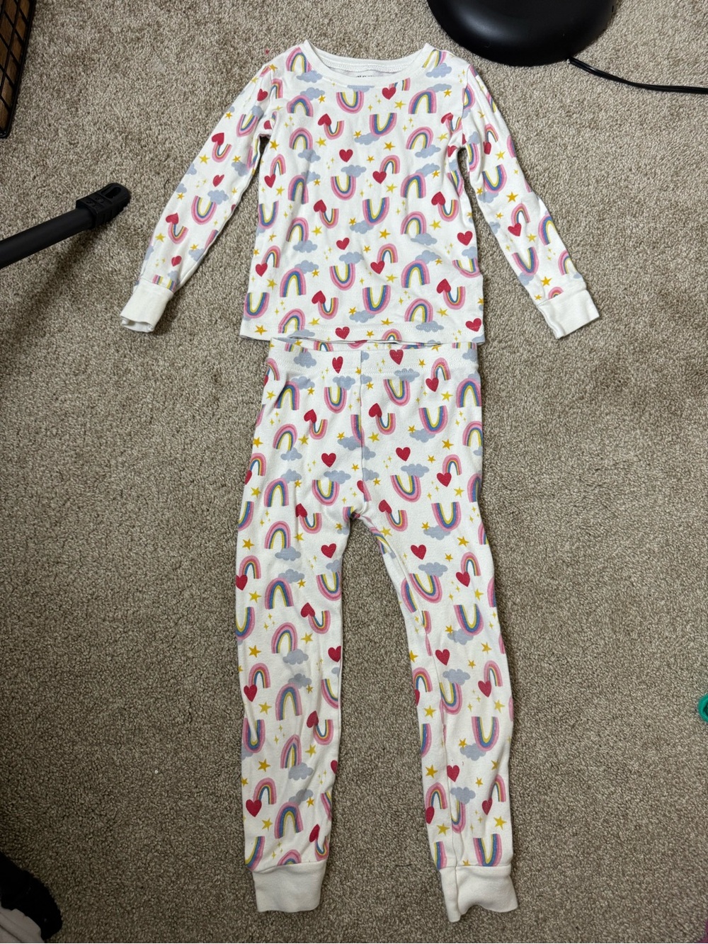 Old Navy Rainbow & Heart Kids Pajama Set